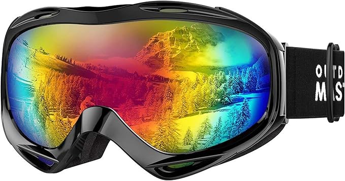 OTG Ski Goggles - Over Glasses Ski/Snowboard Goggles for Men, Women & Youth - 100% UV Protection
