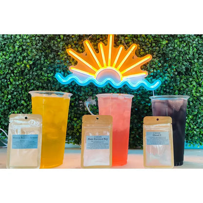 POWDERED BEVERAGE- 200mg Natural Caffeine - Sugar Free & Gluten Free - Energy Boost Drink Mix - 32oz Refreshing Beverage - Made in USA